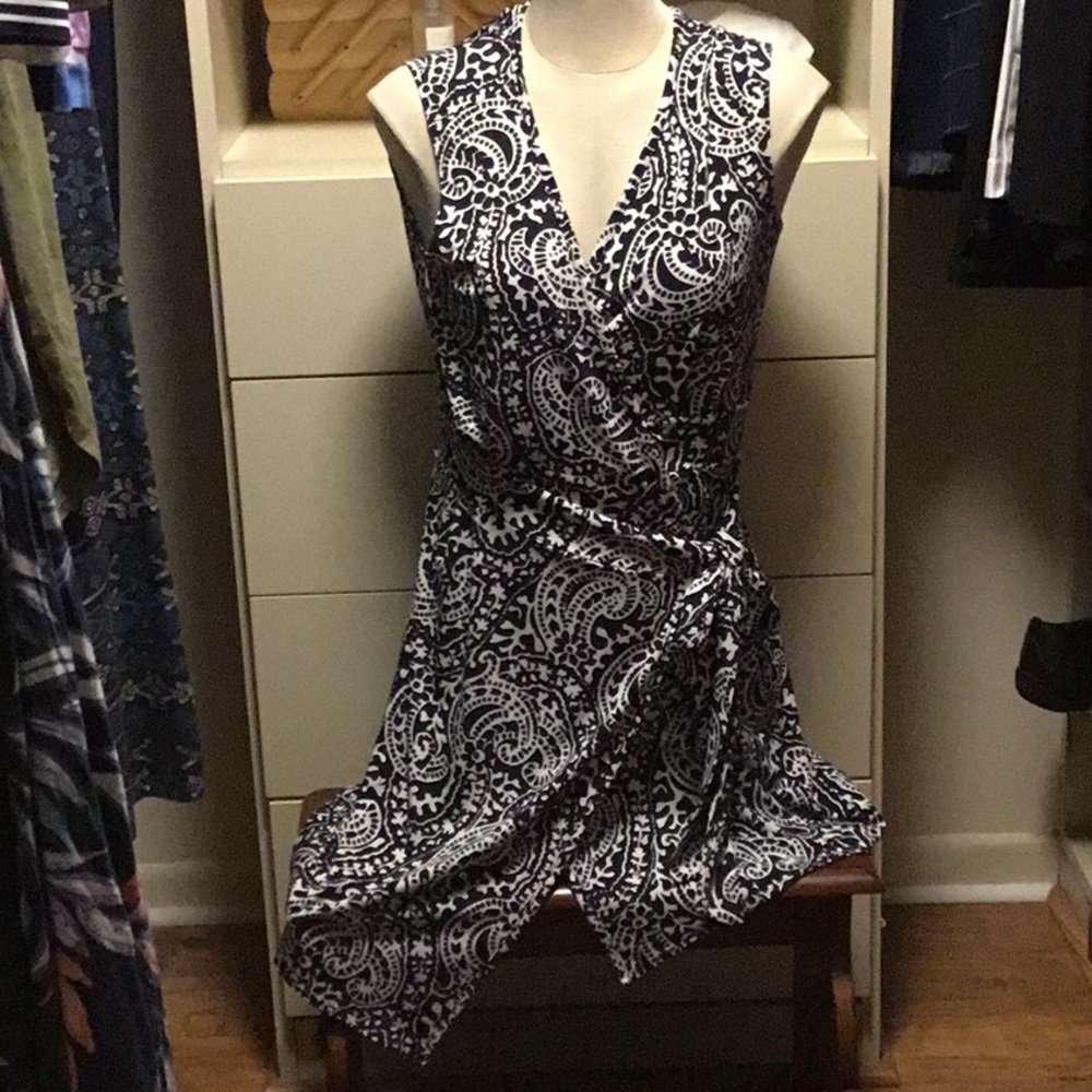 Sleeveless Wrap Dress